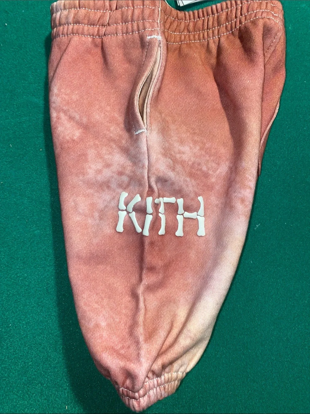 Kith Kids Tie-Dye Coral Pink Sweatpants